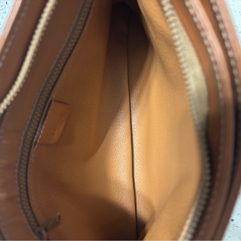 Celine Luxury Leather Triomphe Macadam Clutch Bag - Picture 7 of 10